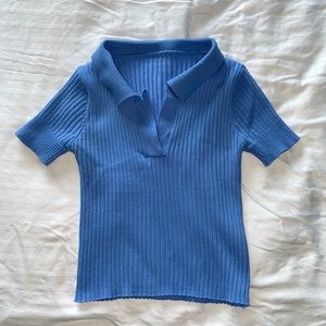 baby blue unmarked sweater top